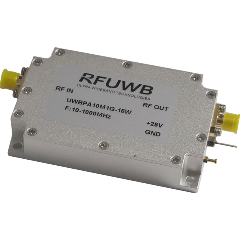 10-1000MHz 16W 寬帶射頻功放模塊 UWB通信的關鍵技術解析